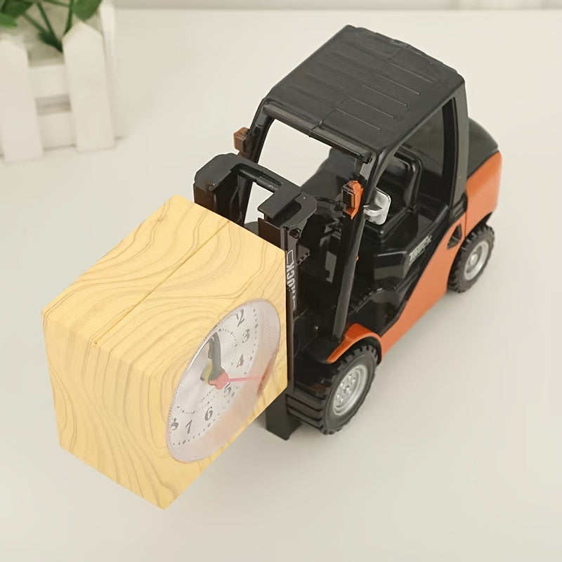Orologio Sveglia Retro a Forma di Carrello Elevatore – Design Unico e Creativo per Studenti e Decorazione della Stanza