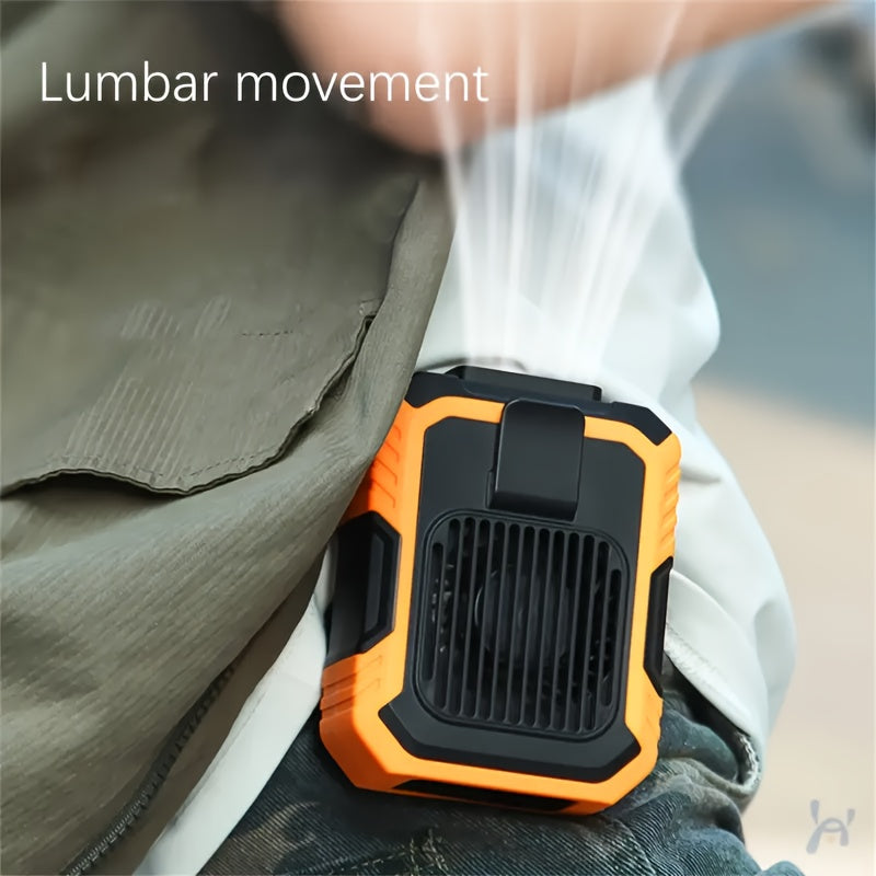 Ventilatore Portatile Ricaricabile USB per Fianchi – Con Tre Impostazioni di Velocità