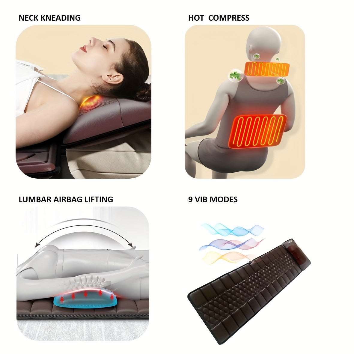 Materasso Massaggiante con Massaggio Totale del Corpo – Comfort e Relax in Uno