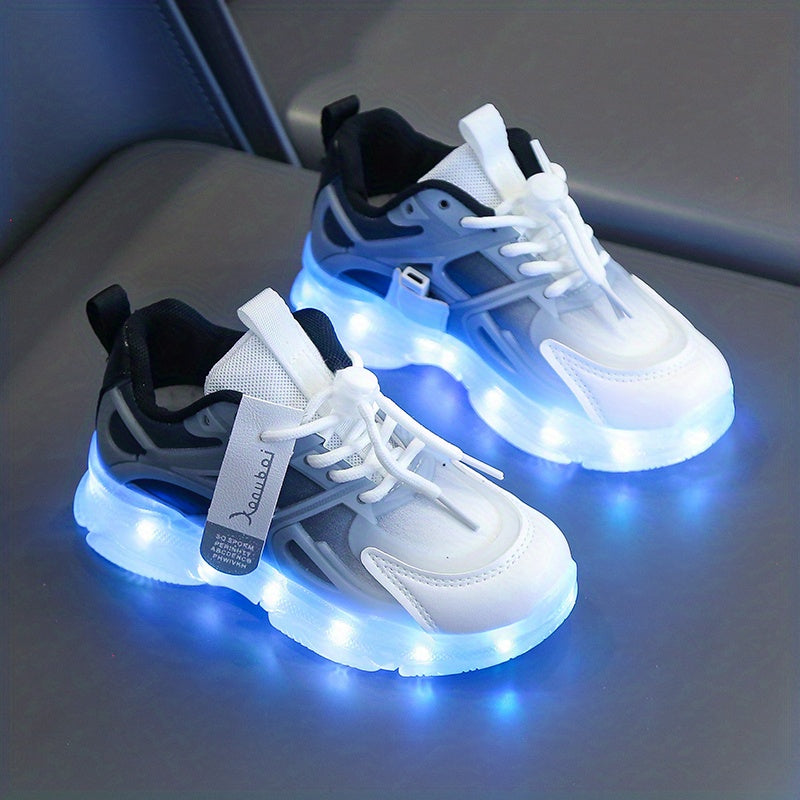 Scarpe Sneakers Illuminati per Bambini – Colorate, Illuminazione a LED per un Look Giocoso