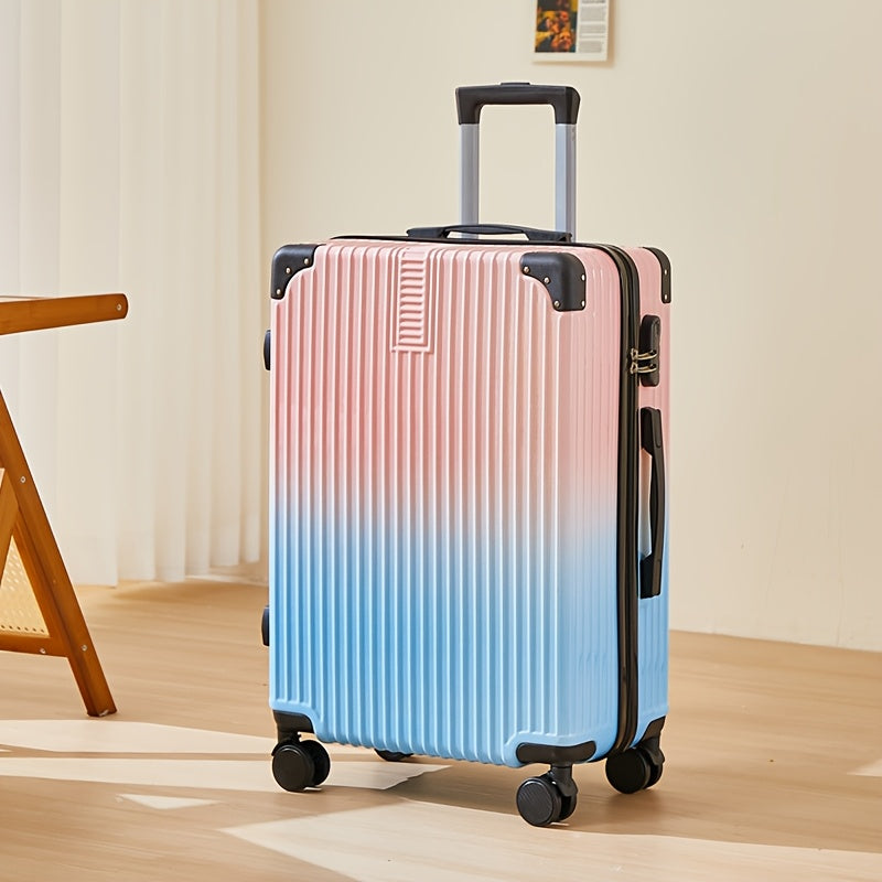 Valigia di Lusso con Graffiti a Tema Spaziale – Valigia da 24 Pollici con Ruote Girevoli e Lucchetto TSA