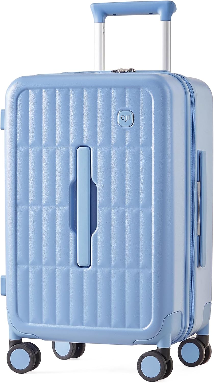 Valigia Rigida Grande 26" con 8 Ruote Girevoli – Giallo Formaggio