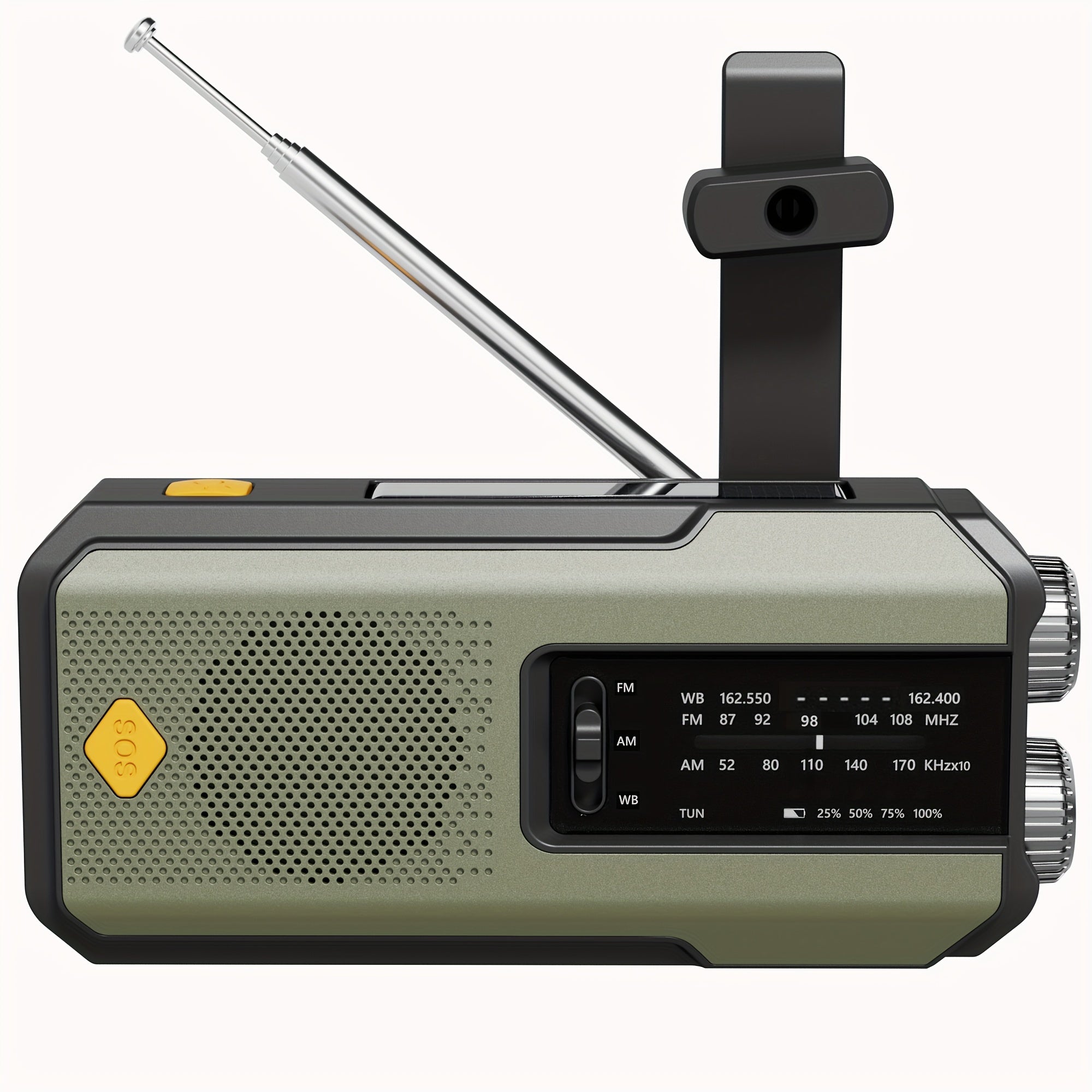 Radio Portatile AM/FM Daykit – Con Pannello Solare e Torcia