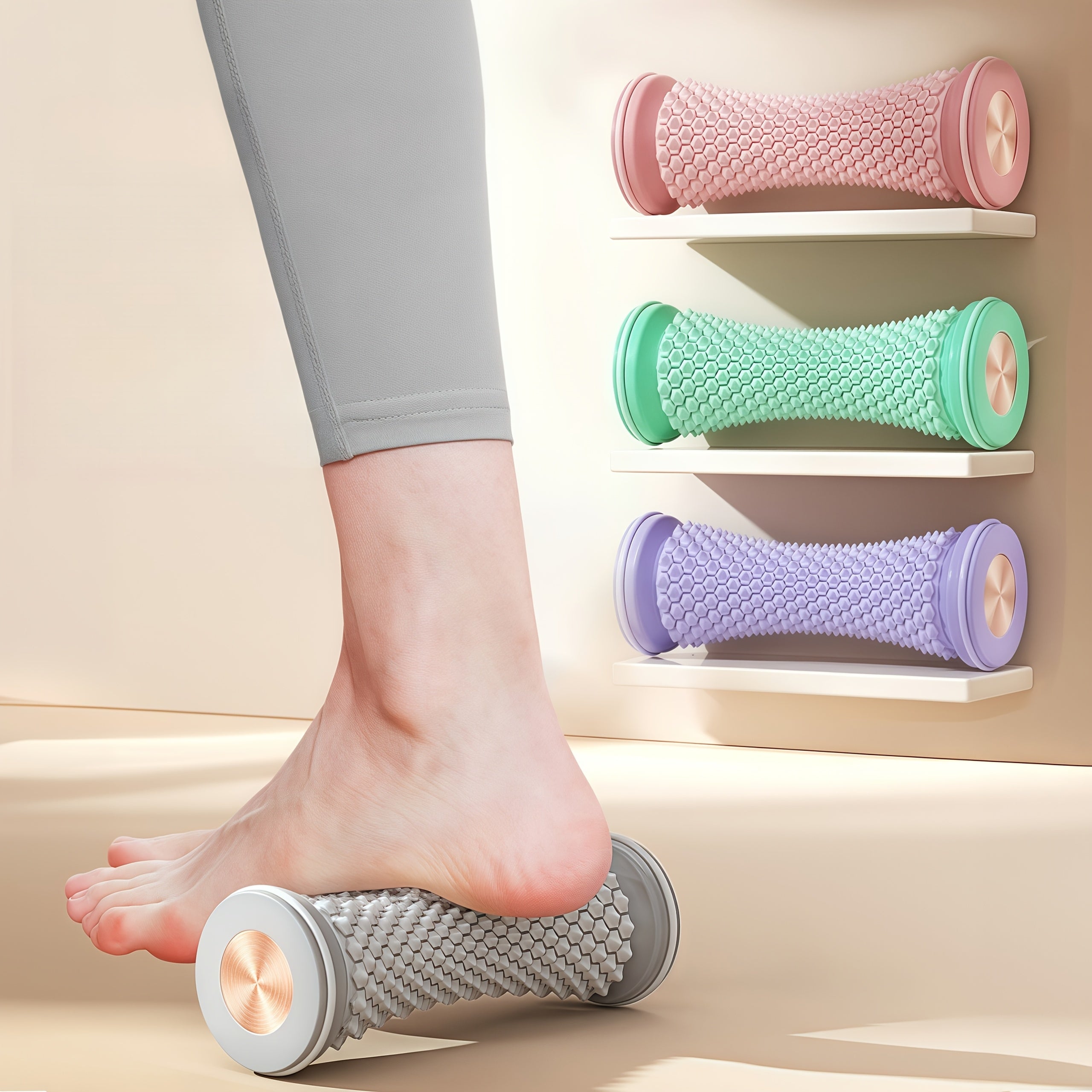 FlexiRoll Rullo Massaggiante per Piedi – Allevia la Tensione e Promuove la Circolazione