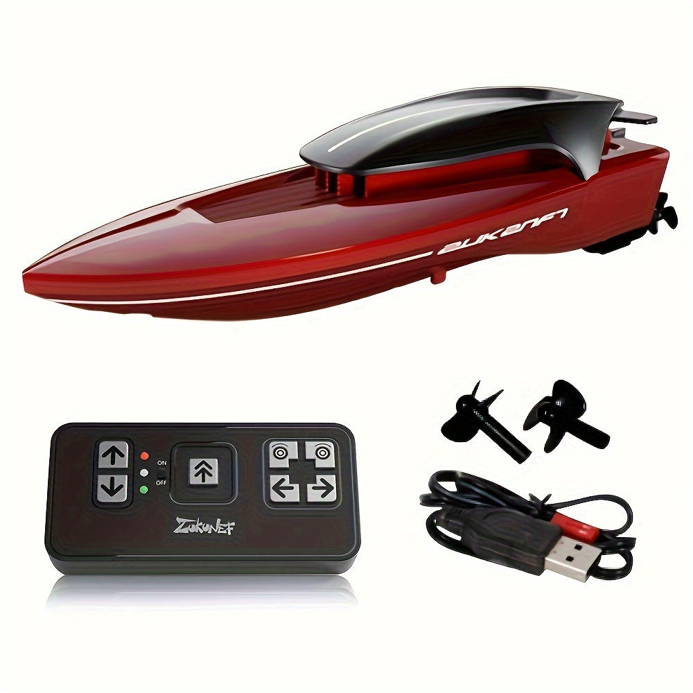 Barca Mini Giocattolo Acquatica – Radiocomandata con Illuminazione LED