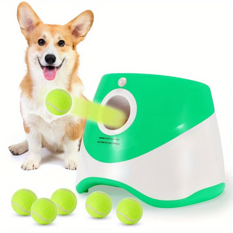 FetchMaster Pro – Lanciatori automatici interattivi di palline per cani con ricarica USB