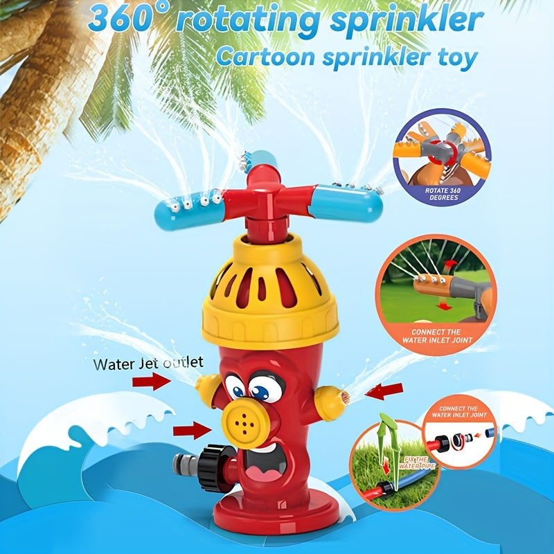 Sprinkler d'acqua a forma di Idrante – Divertimento e Rinfresco per Bambini