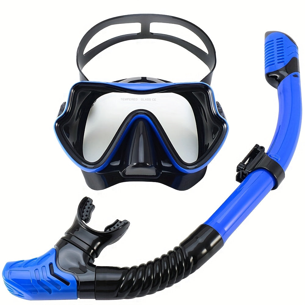 Set di Snorkel AquaClear – Impermeabile, Confortevole e con Grande Visibilità