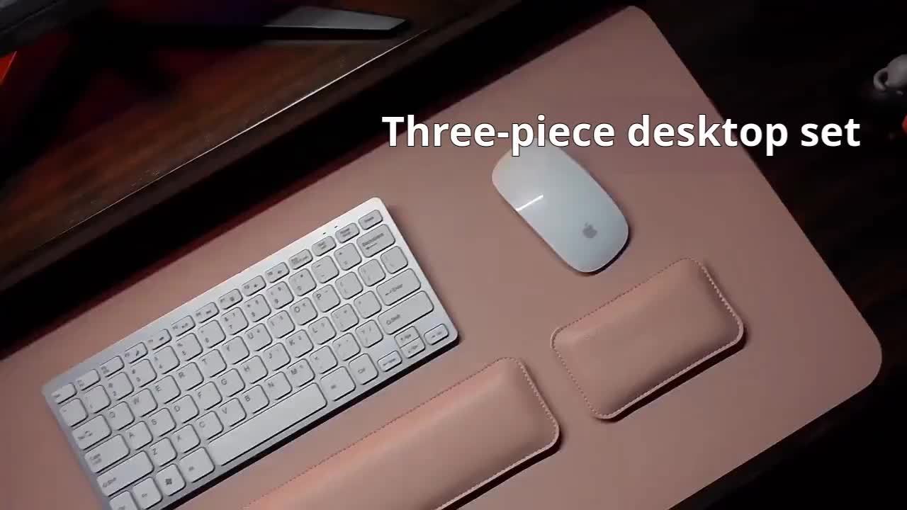 Set DeskComfort 3 Pezzi – Upgrade Completo per Scrivania per Lavoro e Comfort