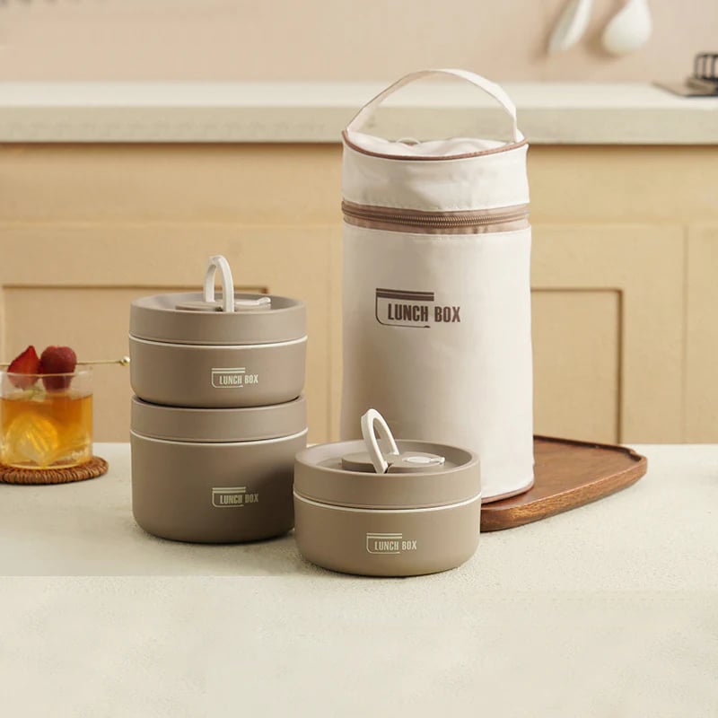 HeatKeeper Pro Lunch Box | Contenitore per alimenti in acciaio inossidabile a prova di perdite per pasti caldi e freddi