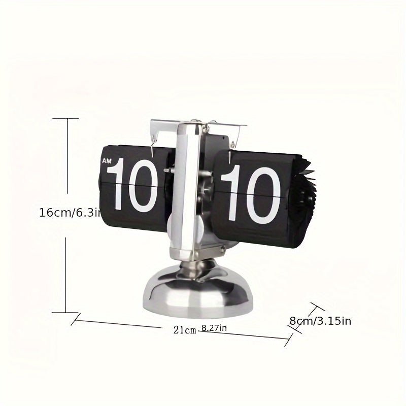 Orologio Flip PrestigeTime | Orologio retro elegante e durevole con pagina che si gira automaticamente