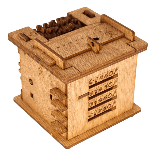Puzzle Box di Fuga Interattivo in Legno – MindVault