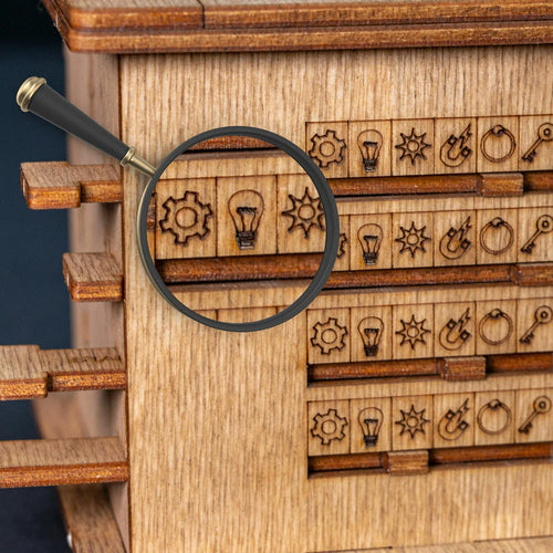 Puzzle Box di Fuga Interattivo in Legno – MindVault