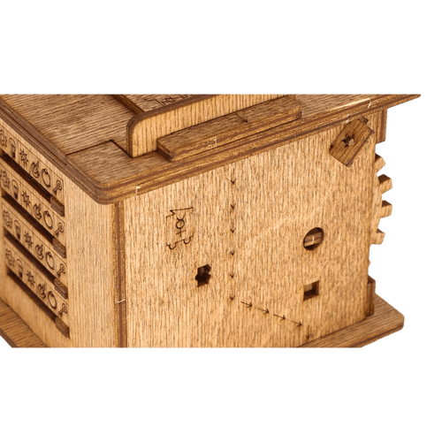 Puzzle Box di Fuga Interattivo in Legno – MindVault