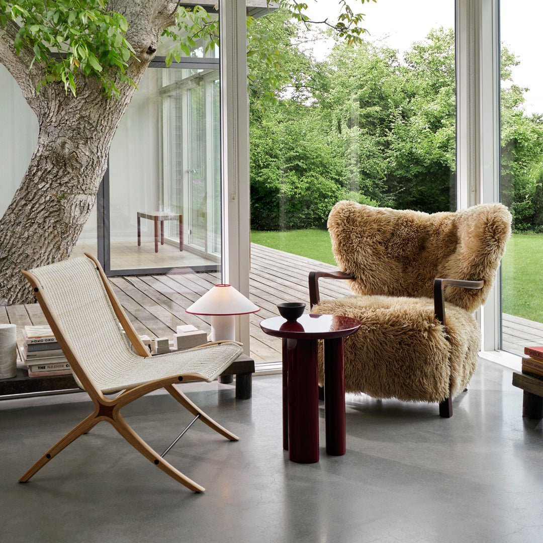 Lampada da Tavolo con Paralume in Tessuto – Lunara