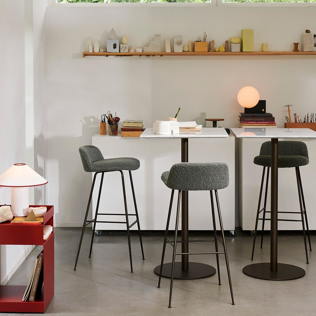 Lampada da Tavolo con Paralume in Tessuto – Lunara