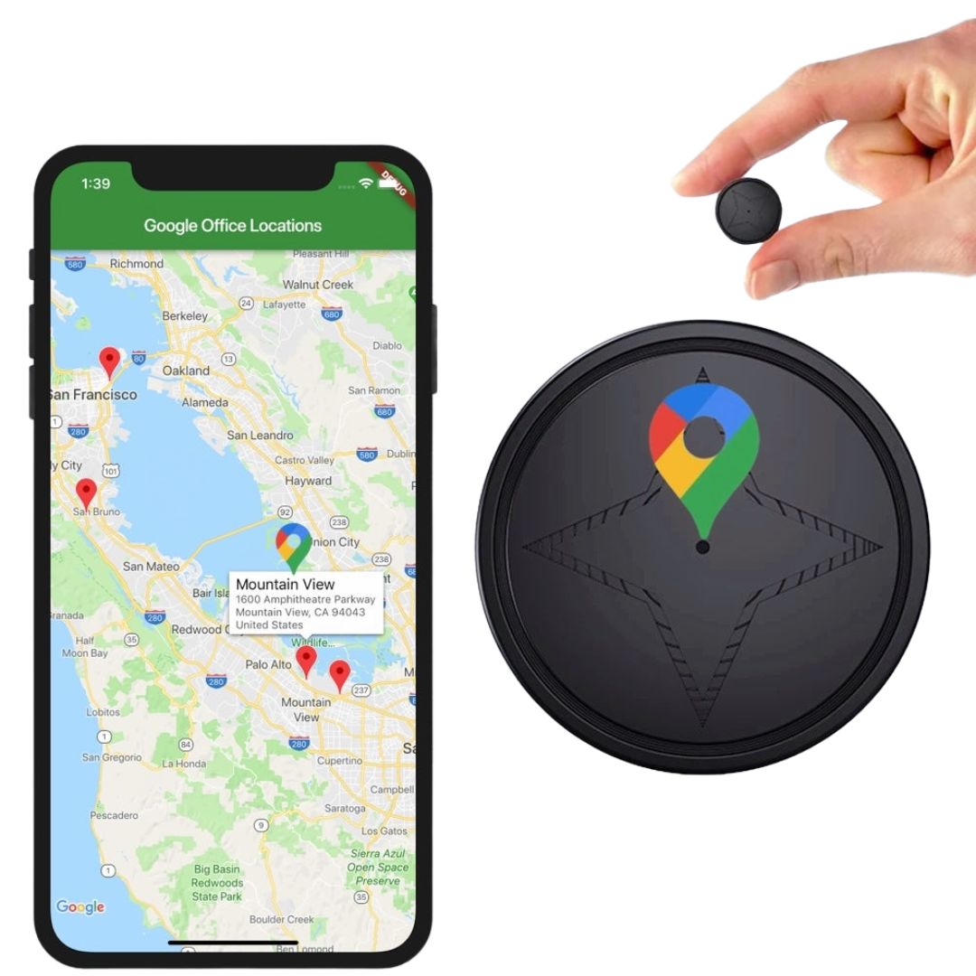 Tracker GPS Magnetico - Tracciamento in Tempo Reale - Sicuro per Veicoli