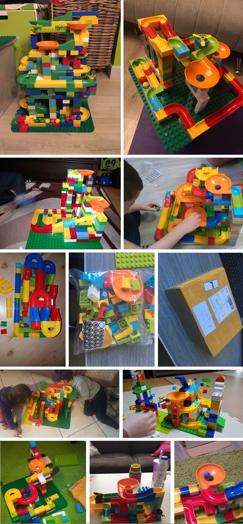 Set di Costruzione Creativo per Piste di Biglie per Bambini