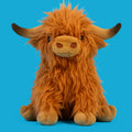 Coccola de Peluche de Vaca Highland - Peluche Macio para Crianças e Colecionadores