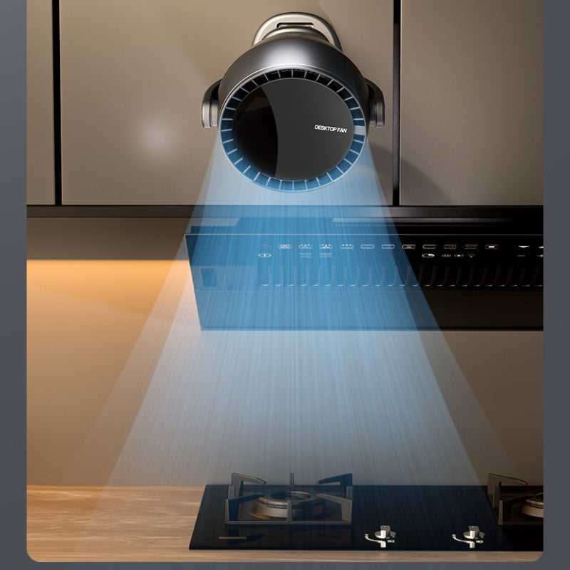 Ventilatore Portatile Senza Lama con Display Digitale – Silenzioso e Ricaricabile per Uso Interno ed Esterno