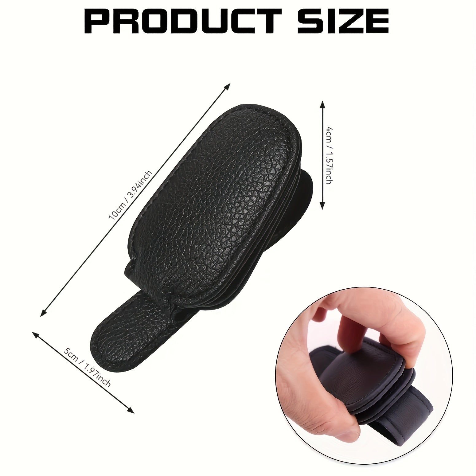 Clip Universale per Occhiali da Auto – Supporto Pratico per Parasole