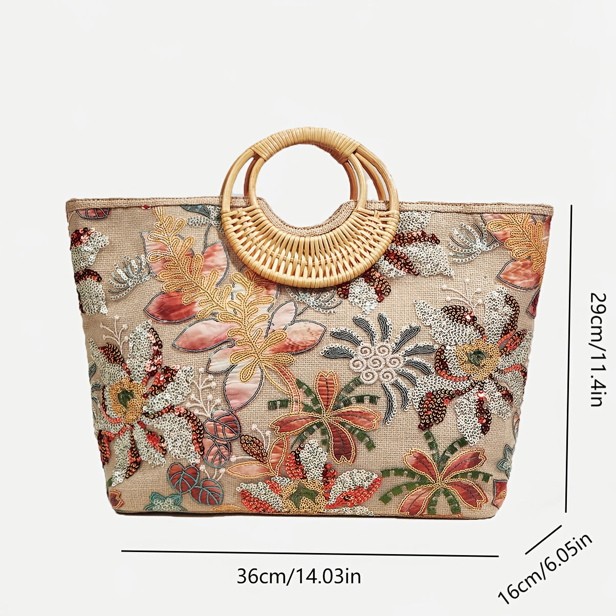 Borsa Tote Eleganza Floreale – Stilosa e Pratica