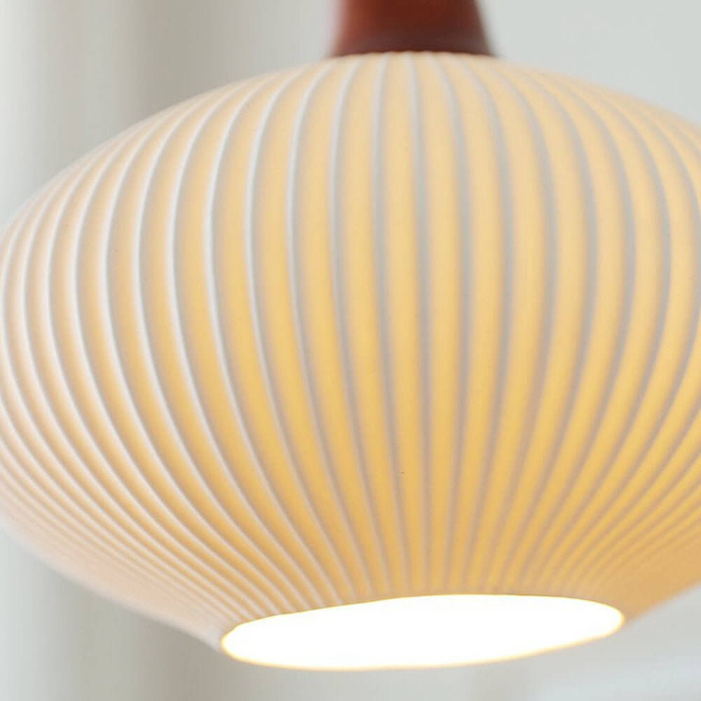 Lampada a Sospensione in Ceramica Elegante - Design Rustico