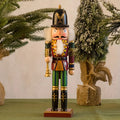 NussknackerJoy - Figurine de soldat en bois pour noix pour un charme de Noël intemporel