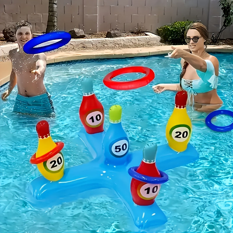Set di Bowling Gonfiabile per Acqua – Gioco Divertente in Piscina per Tutti