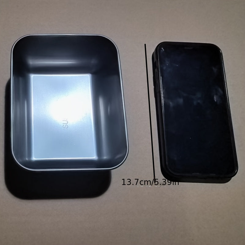 Set di Contenitori per Alimenti in Acciaio Inossidabile da 7 Pezzi – Contenitori Impermeabili e Impilabili per Casa o All'aperto