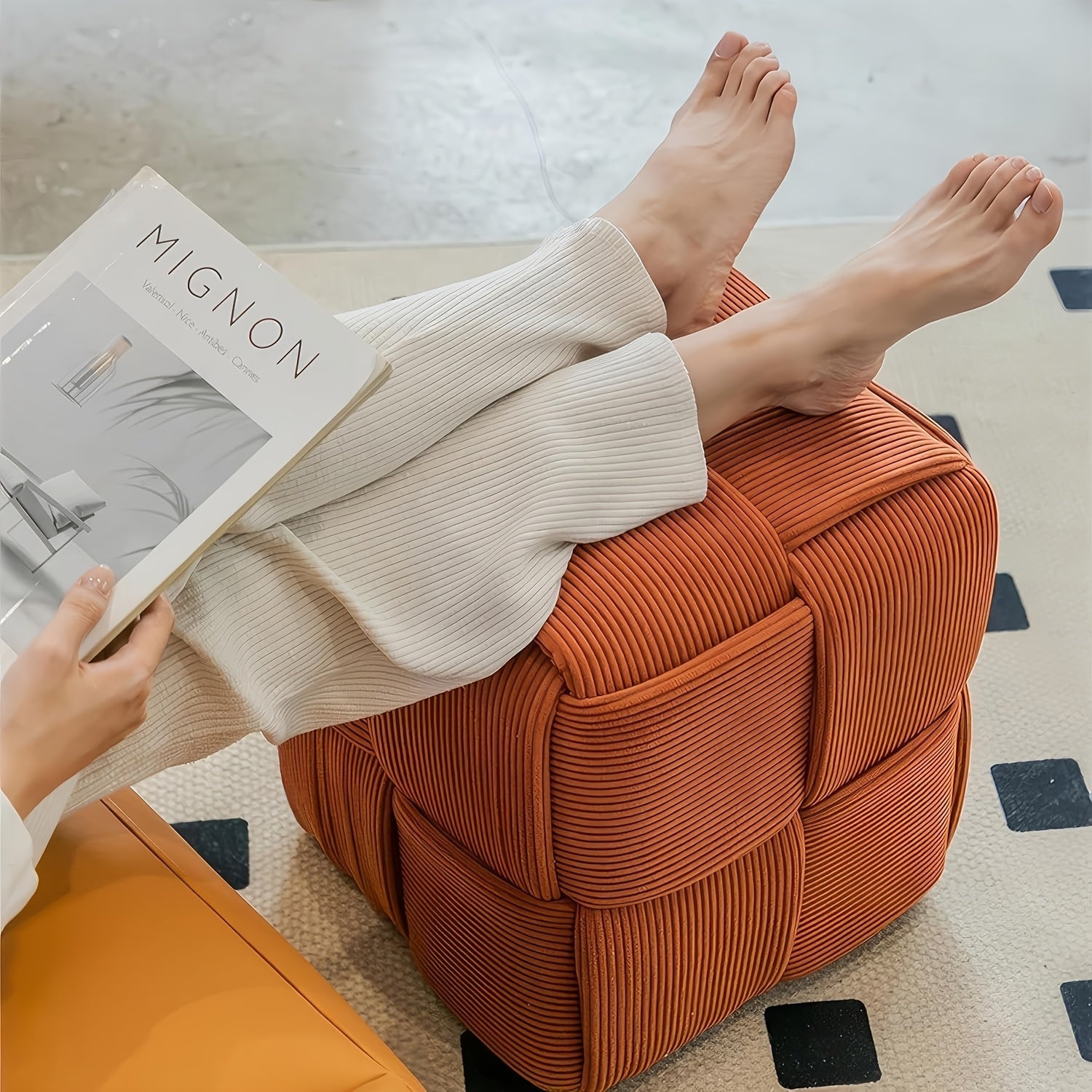 CordyCube Pouf – Design Chic e Comfort in Uno