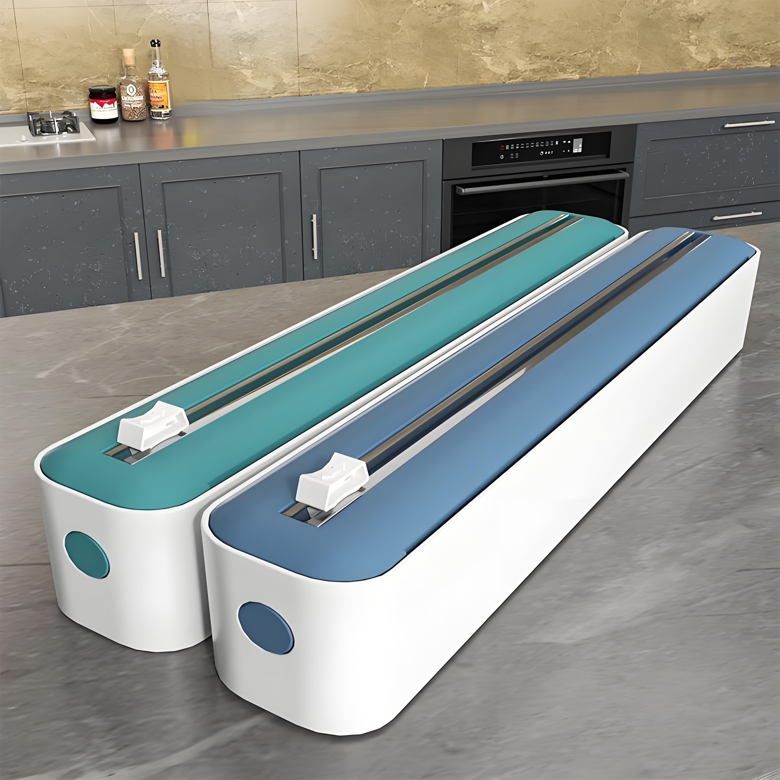 Dispenser Doppio per Pellicola Alimentare – Pratico ed Efficiente in Cucina