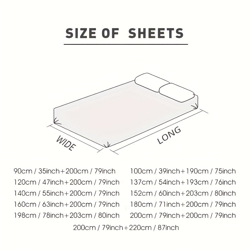 Lenzuolo con angoli in fibra di bamboo estiva – Comfort traspirante di lusso