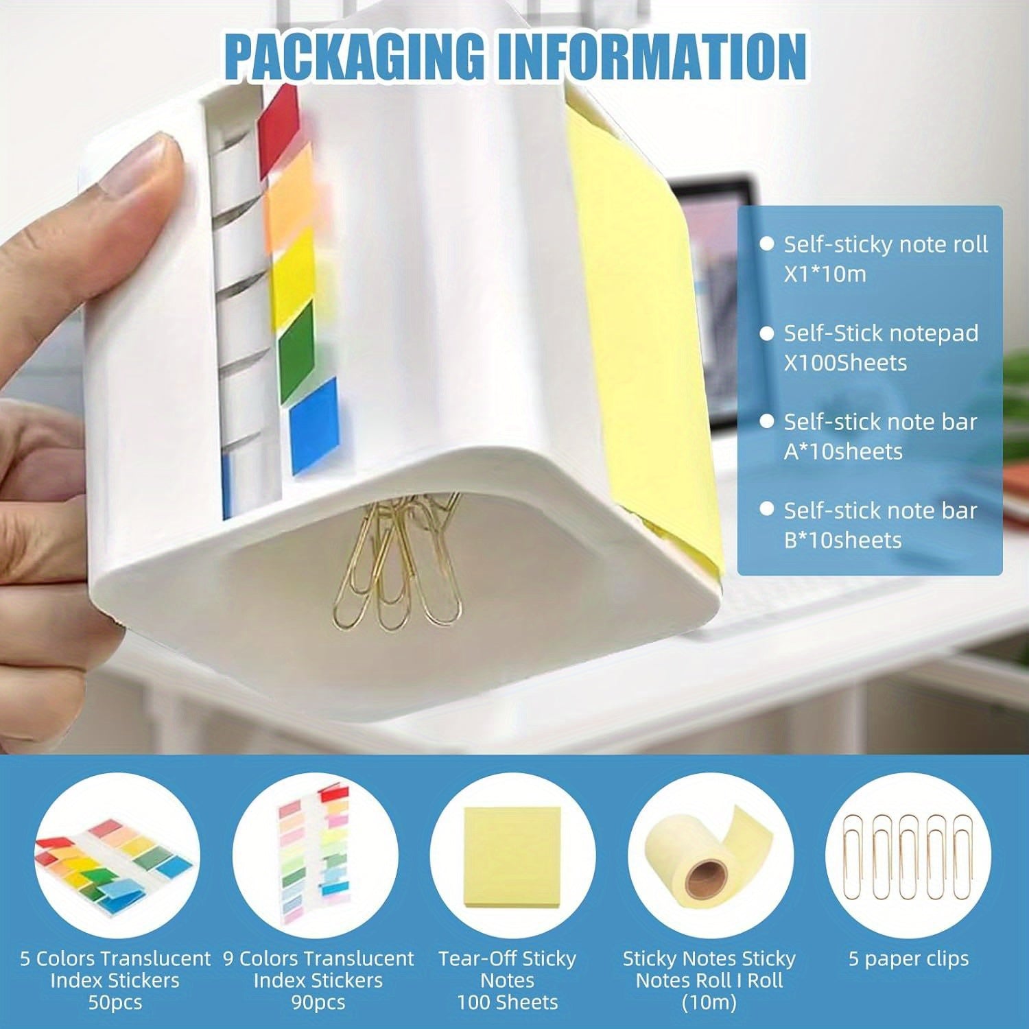 Distributore di Blocco Note SmartCube – Organizzazione Tutto-in-Uno per la Tua Scrivania