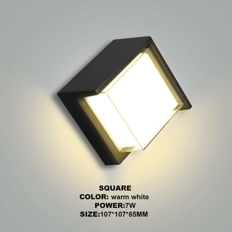 Lampada da Parete Moderna per Esterni con Sensore di Movimento