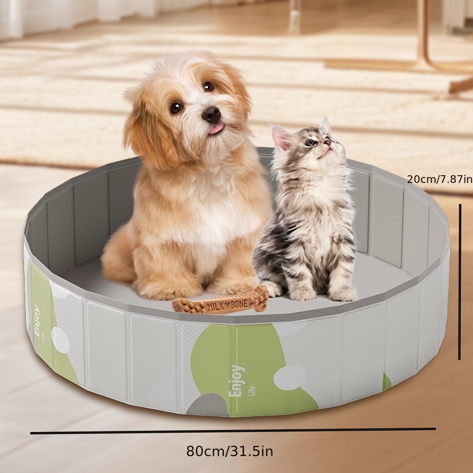 Vasca di Raffreddamento Portatile per Cani – Confortevole e Sicura per le Giornate Estive