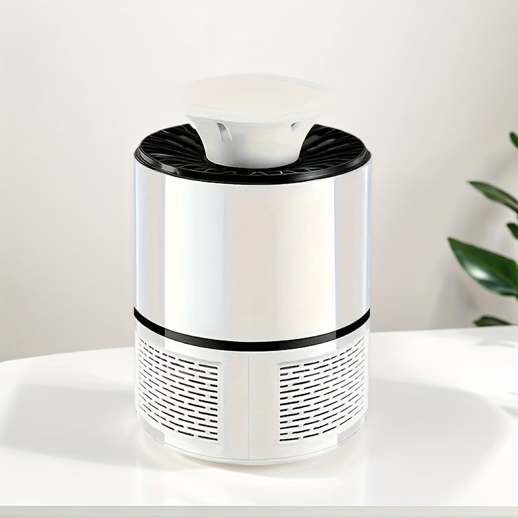 Lampada Silenziosa per Zanzare USB – Cattura Insetti Automatica con Luce Blu