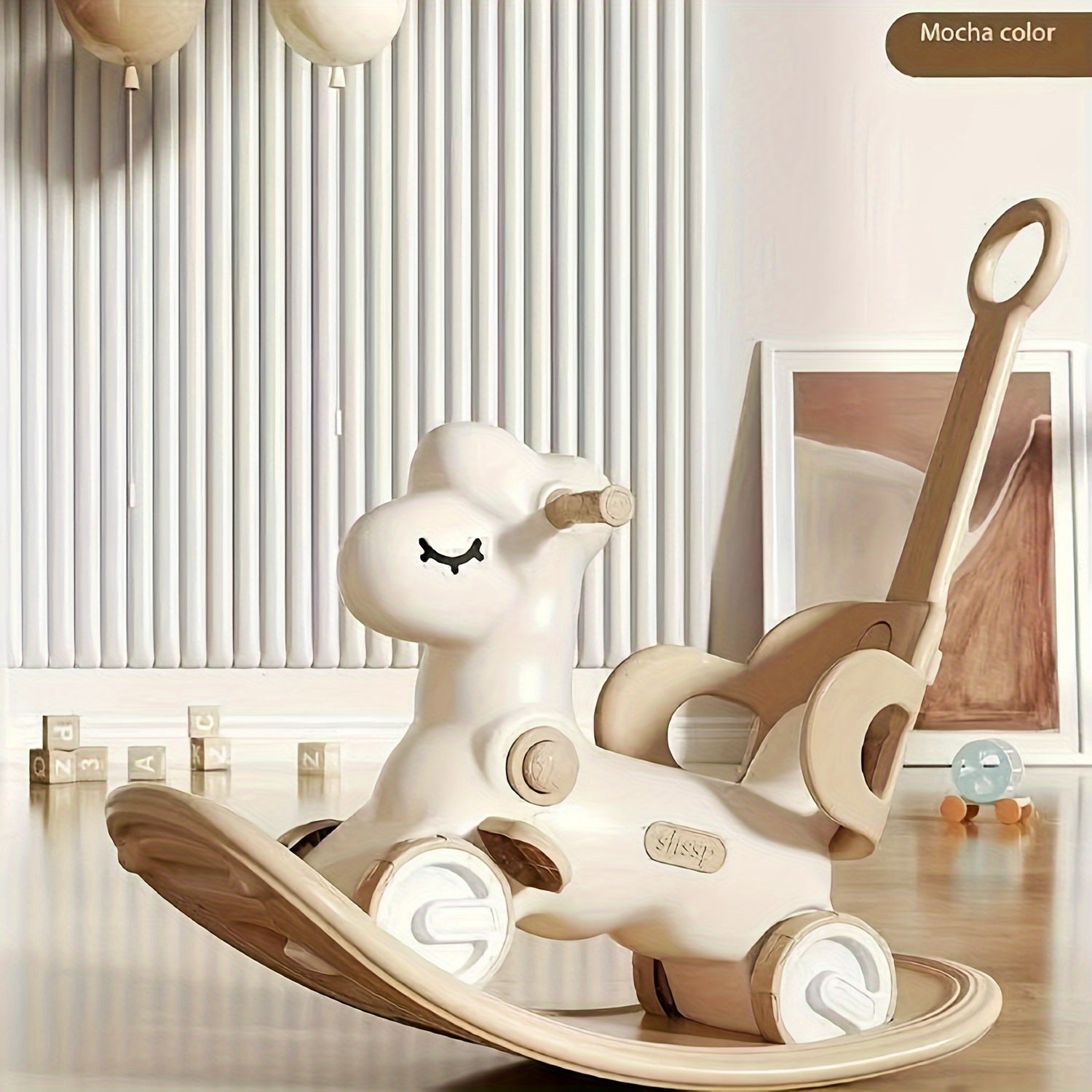 Cavallo a dondolo e bicicletta di equilibrio 2-in-1 – WobbiRider