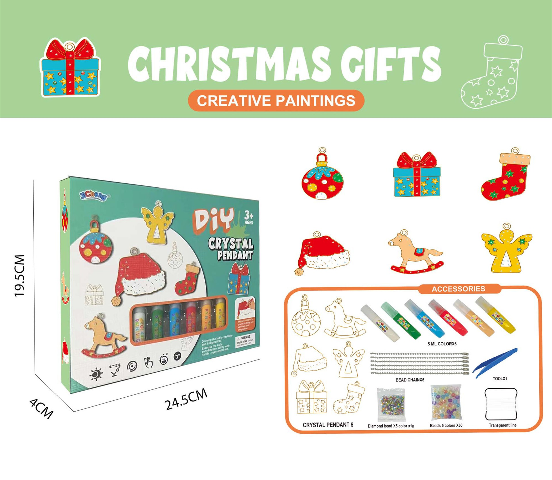 Set Creativo Fai-da-Te con Cristalli per Bambini – Compra 1, Ricevi 1 Gratuito