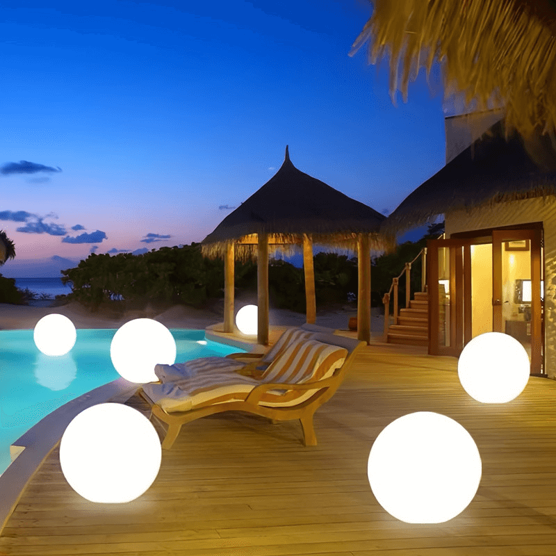 Lampada da Giardino a Forma Sferica a Energia Solare