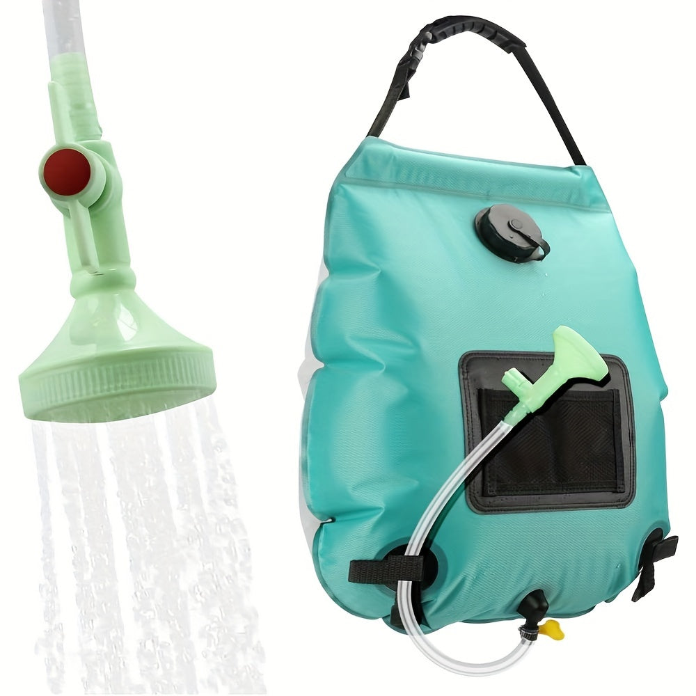 SunnyFlow Borsa Doccia Solare – Pratica, Impermeabile e con Termometro