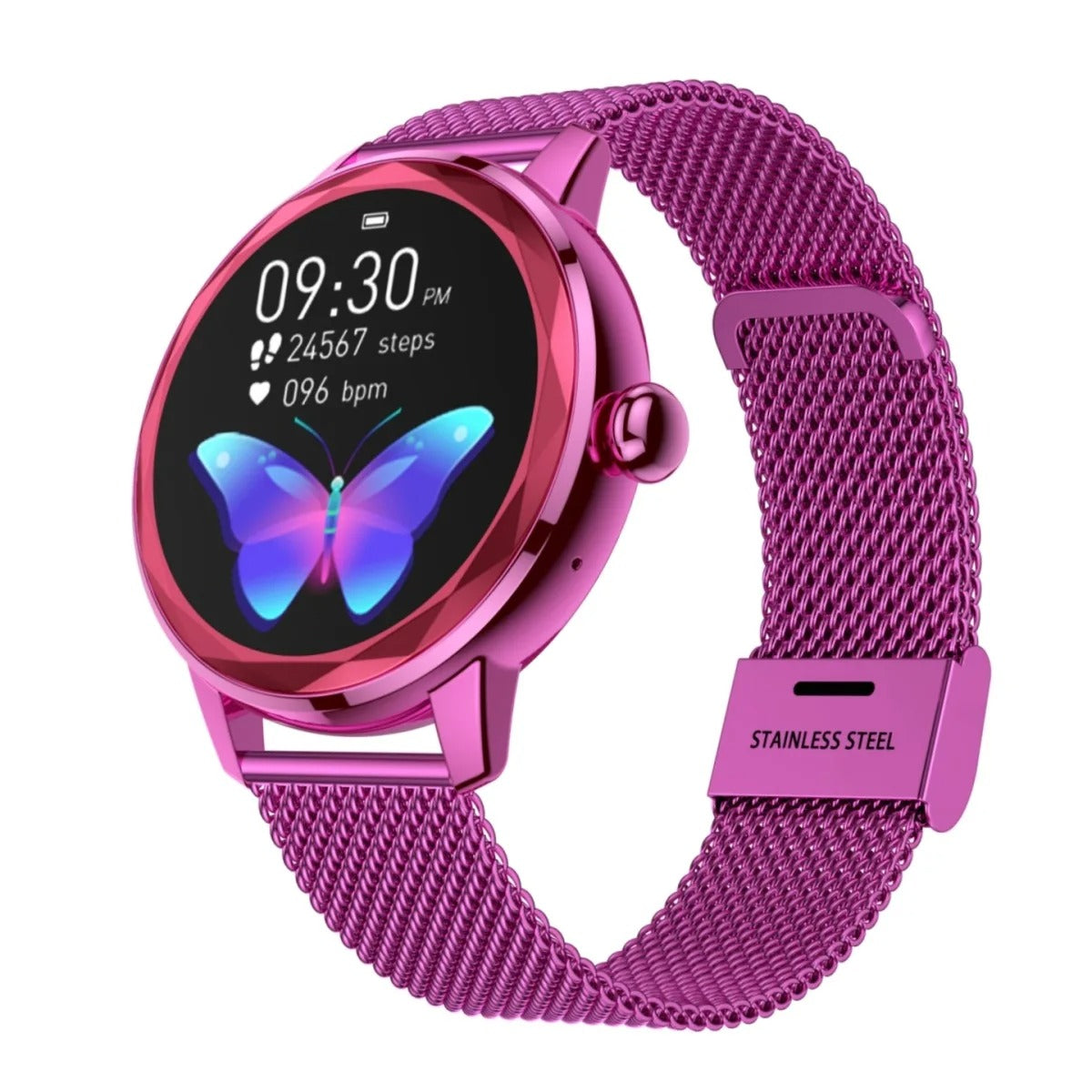 Orologio Smart da Donna Smart Gold – Orologio Sportivo di Lusso in Acciaio Inossidabile