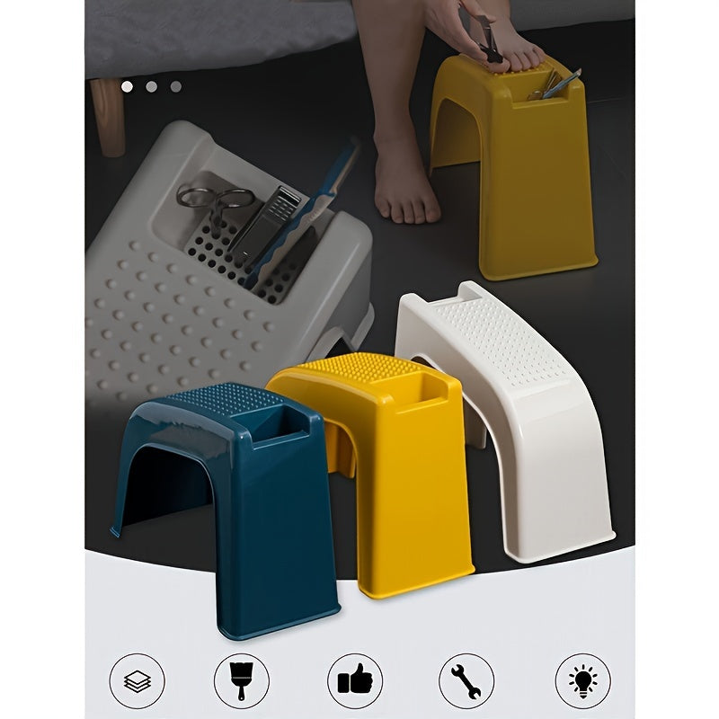 Poggiapiedi Compatto con Contenitore – Confortevole e Funzionale