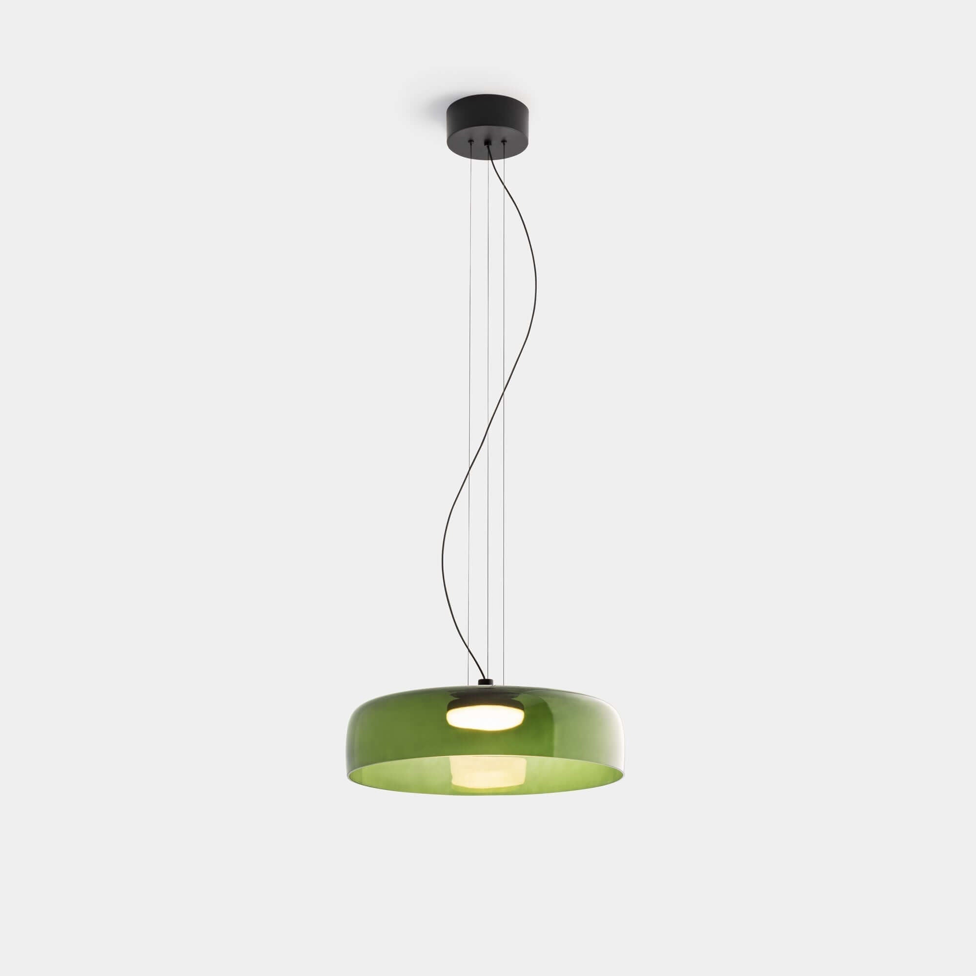 Lampada a sospensione in vetro norvegese - Design unico