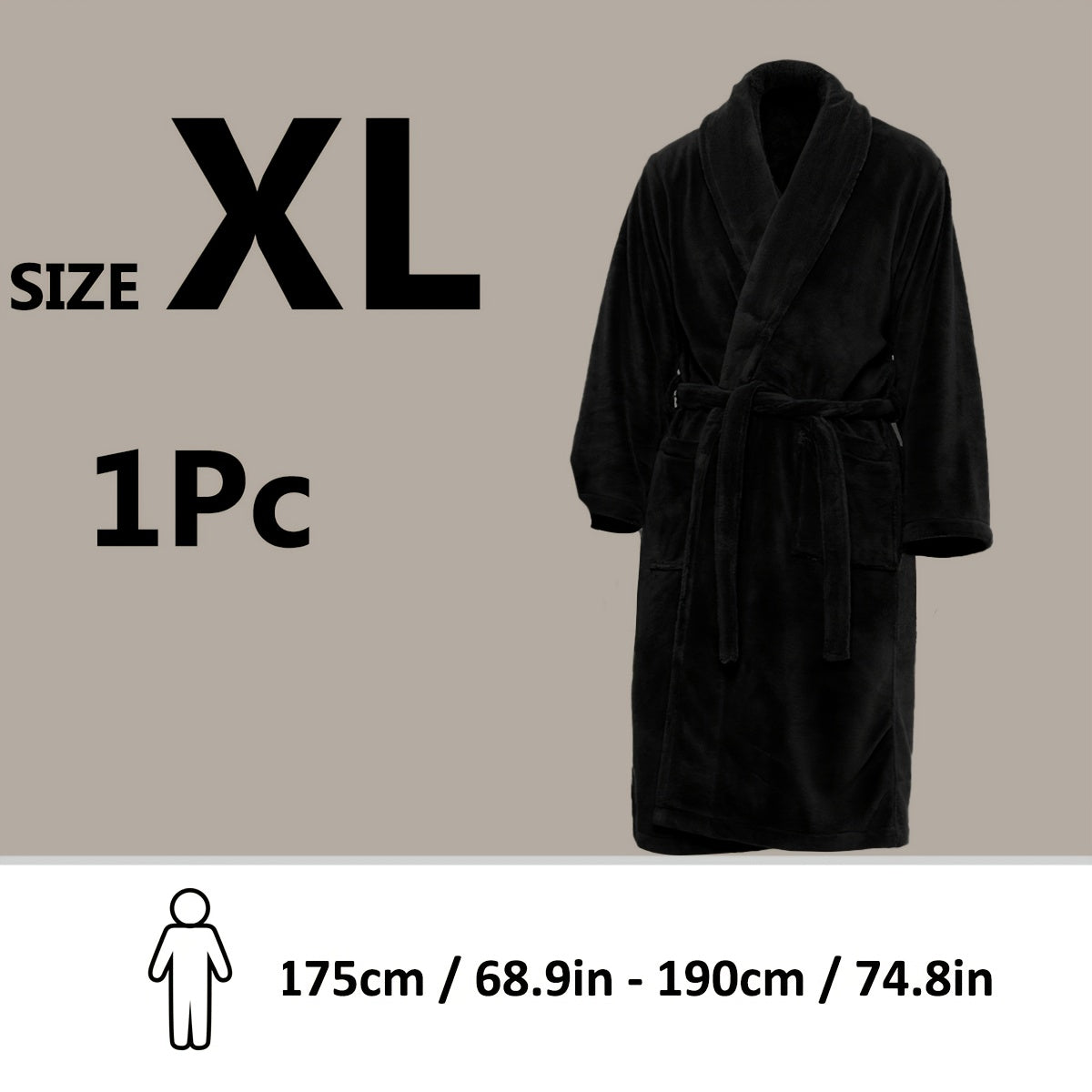 Accappatoio di Lusso Unisex in Pile Corallo – Ultra Morbido e Caldo per il Tuo Comfort