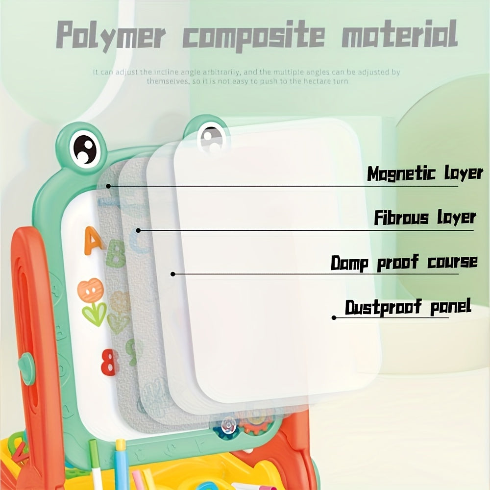 Lavagna per Bambini Doppia Faccia – Magnetica con Caratteristiche Educative per Imparare e Giocare