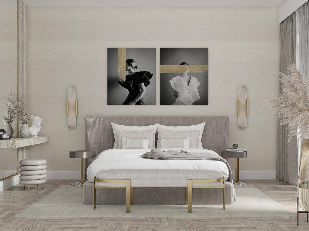 Lampada da Parete Moderna - Alabastro & Metallo