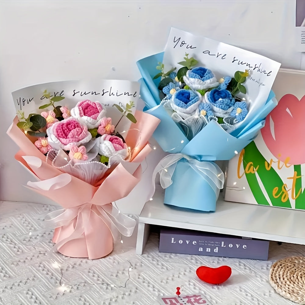 Bouquet di Fiori All'Uncinetto Fatti A Mano – Il Regalo Perfetto per la Festa della Mamma