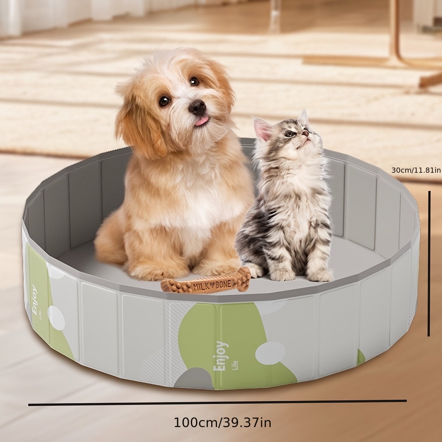 Vasca di Raffreddamento Portatile per Cani – Confortevole e Sicura per le Giornate Estive