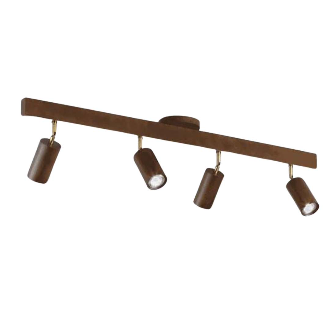Faretto da Soffitto in Legno Regolabile – EcoLux